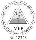 Mitglied im Verband freier Psychotherapeuten und Psychologischer Berater e.V. 